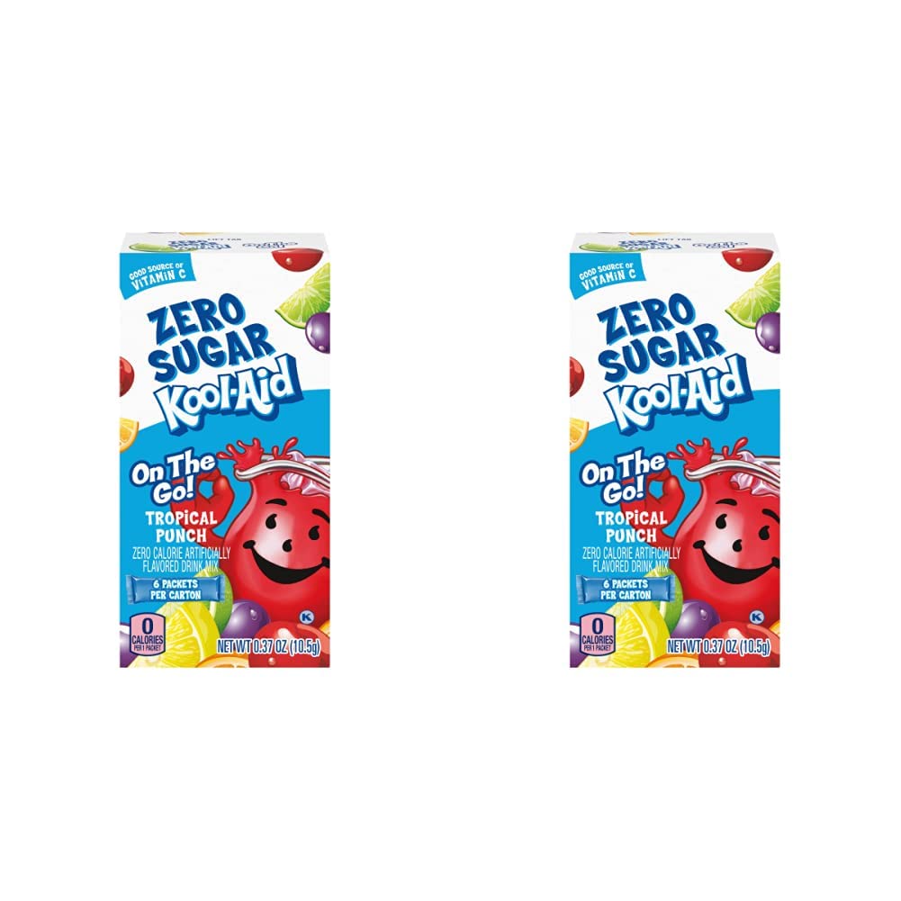230527213643865_1 Kool-Aid Summer Blast Tropical Punch Flavored Powdered Drink Mix (19 oz Canister) - Image 1